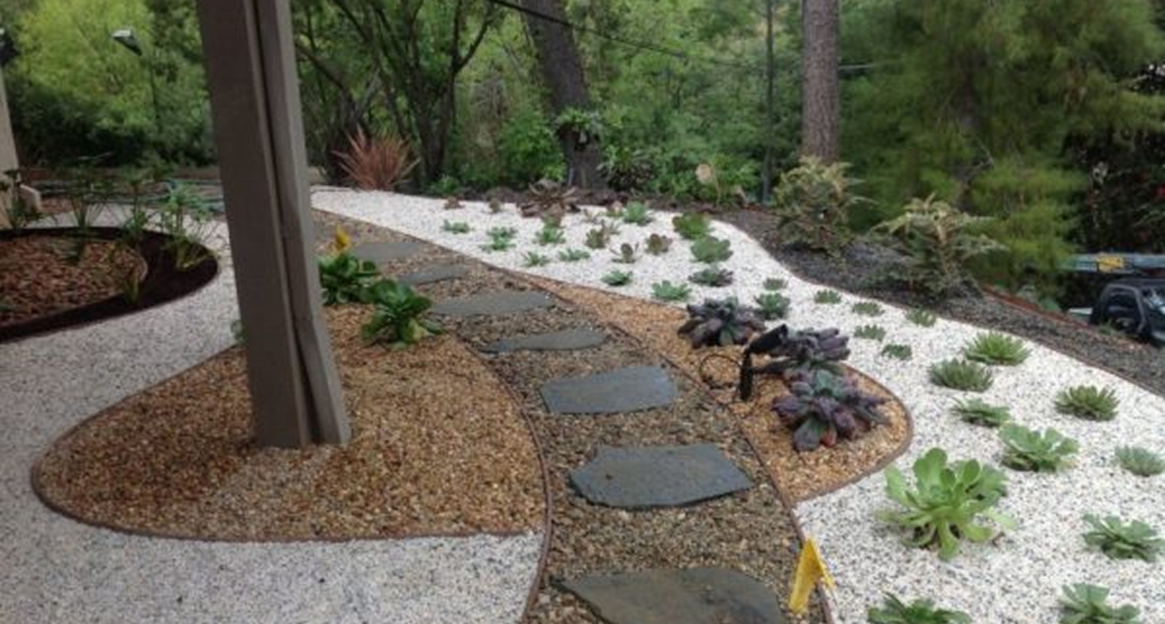 Bringing Creativity and Colour into Your Landscape using Pour On c