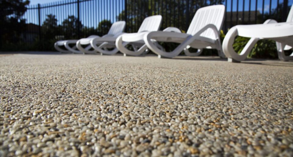 Keep Your Pool Deck and Lawn Looking Great with Gravel and Pour On c