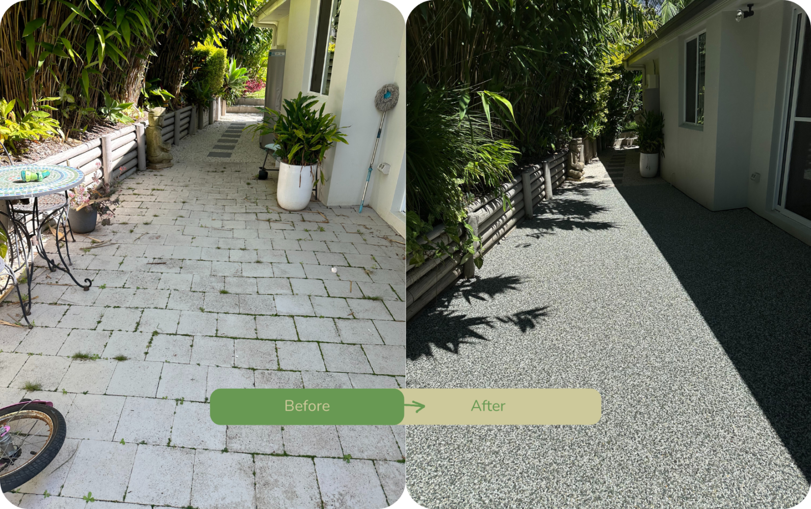 Before and After Kin cumber DIY Transformation