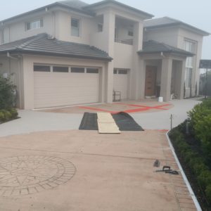Decorative Driveway Resurfacing in Bella Vista NSW Before