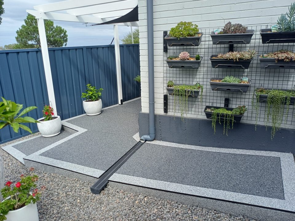 StoneSet DIY Kit resurfaced slab with VertiStone edge finish